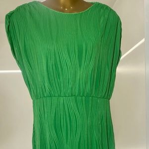 Green Dress w/split thigh Size S